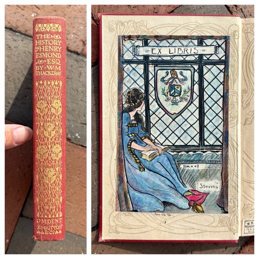 1916 The History of Henry Osmond Esq Everyman Library Thackeray Novel 1700s